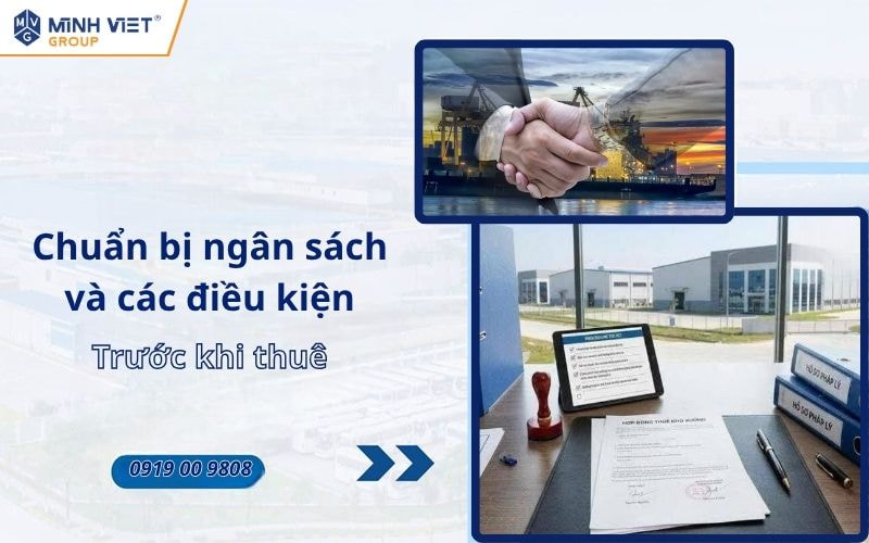 Chuẩn bị ngân sách và các điều kiện cần thống nhất khi thuê